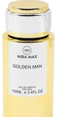 Парфумована вода для чоловіків "GOLDEN MAN" Mira Max, 100 мл 3010 фото