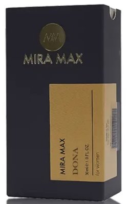 Парфумована вода для жінок "DONA" Mira Max, 30 мл 1019 фото