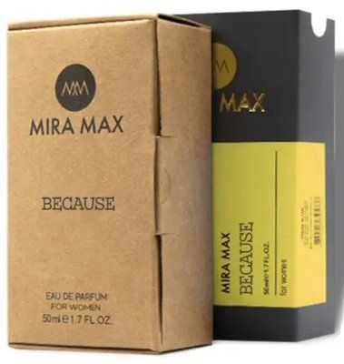 Парфумована вода для жінок "BECAUSE", Mira Max, 50 мл 2014 фото