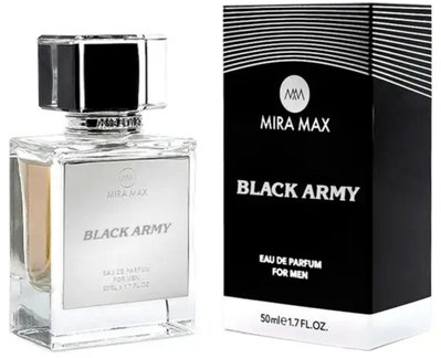 Парфумована вода для чоловіків "BLACK ARMY" Mira Max, 50 мл 2016 фото