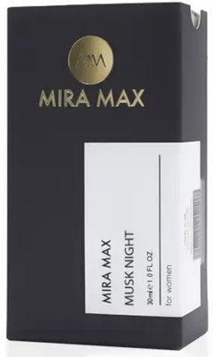 Парфумована вода для жінок "MUSK NIGHT" Mira Max, 30 мл 1042 фото